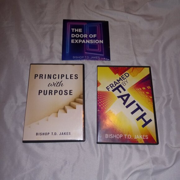 Bishop TD Jakes 3-Piece CD & DVD Set 🎵✨ Faith & Inspiration - Picture 1 of 5